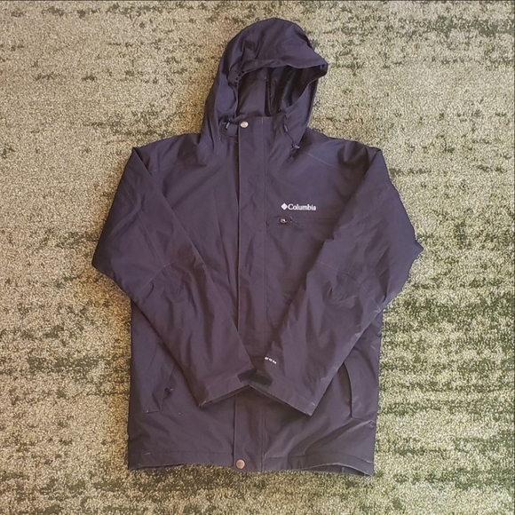 Columbia Other - Columbia Sportswear Company Men's Size Small Black Omni-Tech Hooded Jacket